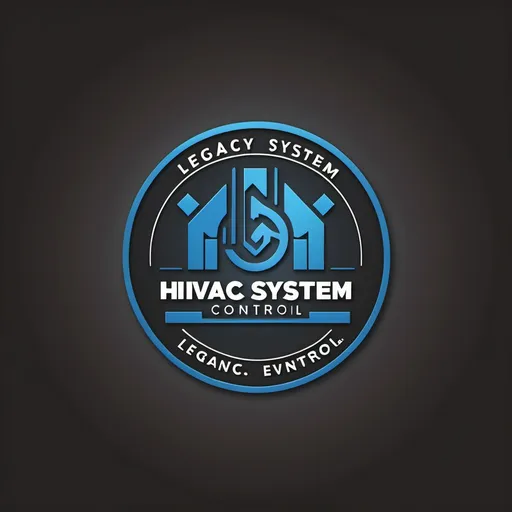 Prompt: Create a HVAC logo with the name "Legacy System Control"