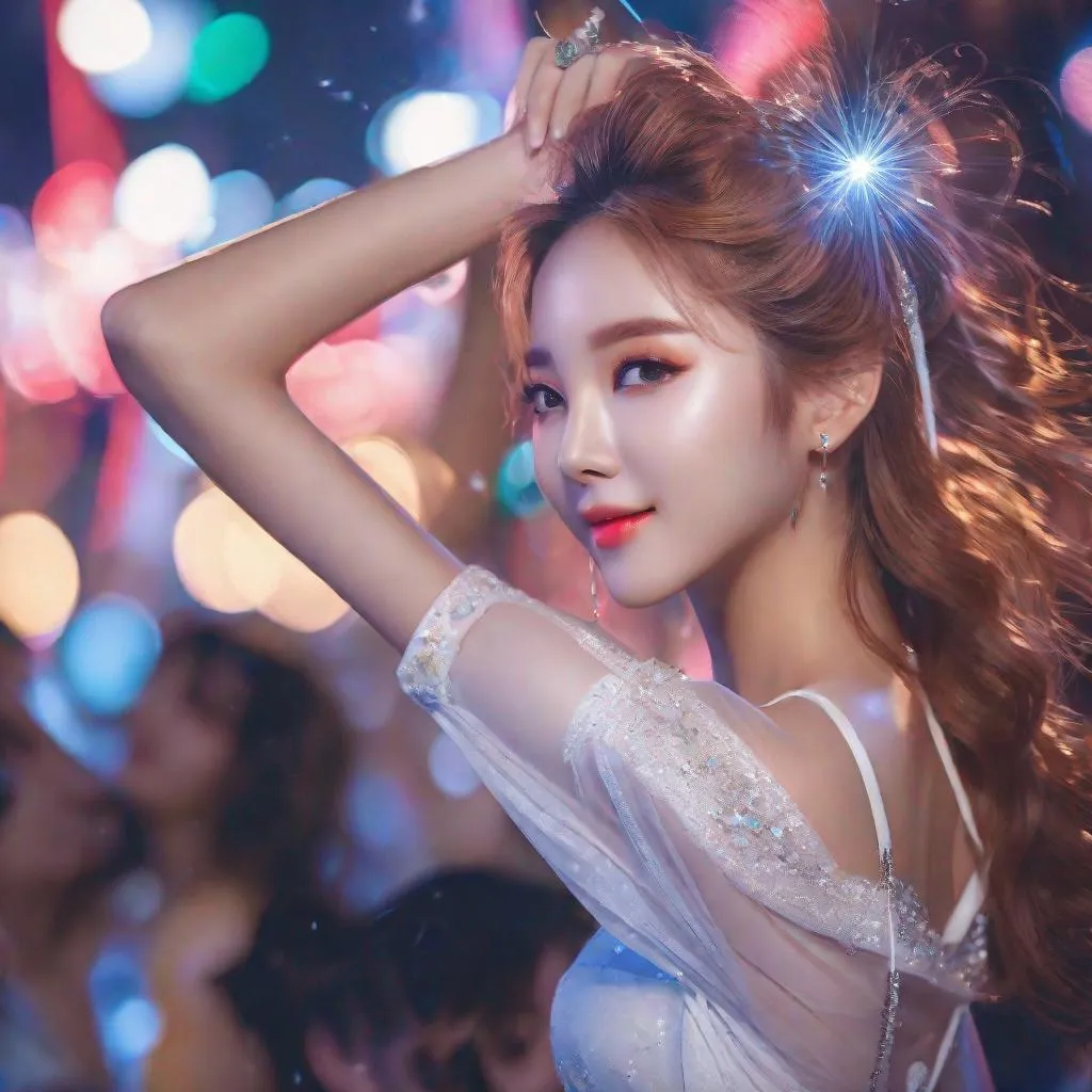 Prompt: by Greg rutkowski, hyper detailed perfect face, (((HDR)), ((UHD)), ((high res)), ((64k)), beautiful kpop idol stretching, full body, long legs, perfect body, high-resolution cute face, perfect proportions,smiling, intricate hyperdetailed hair, light makeup, sparkling, highly detailed, intricate hyperdetailed shining eyes, Elegant, ethereal, graceful, cinematic lighting, special effects, hd octane render, professional photograph, studio lighting, trending on artstation