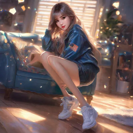 Prompt: safe girlfriend, girlfriend bending over, can show parents, is pretty ,humble, wholesome, gamer girl, korean gf, korean girl, 

splash art, by Greg rutkowski, hyper detailed perfect face,

beautiful kpop idol sitting, full body, long legs, perfect body,

high-resolution cute face, perfect proportions,smiling, intricate hyperdetailed hair, light makeup, sparkling, highly detailed, intricate hyperdetailed shining eyes,  

Elegant, ethereal, graceful,

HDR, UHD, high res, 64k, cinematic lighting, special effects, hd octane render, professional photograph, studio lighting, trending on artstation
