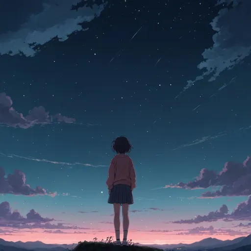 Prompt: Write "do you actually get how i feel, A?" over a moody lofi anime aesthetic night sky.