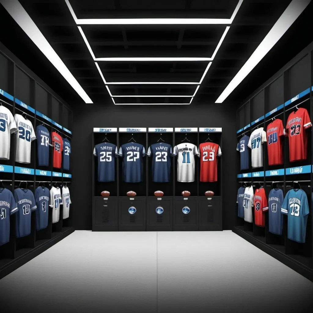 Prompt: background image for virtual space for the SiriusXM WNBALive Event which provide a seamless experience that mirrors the physical event environment. will have a Locker Room/Pop Up Shop
to Provide an interactive shopping experience for fans.
will have a Virtual displays of merchandise.
will have elements where fans can click to view more details, prices, and purchase items.
A realistic, immersive environment that feels like stepping into a physical locker room or shop.
