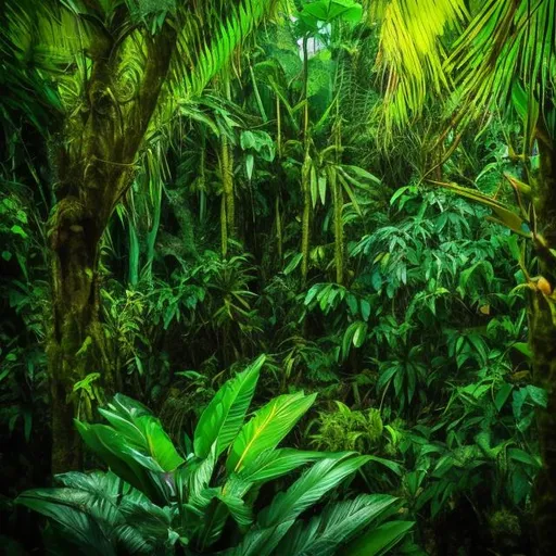 Prompt: tropical rainforest
