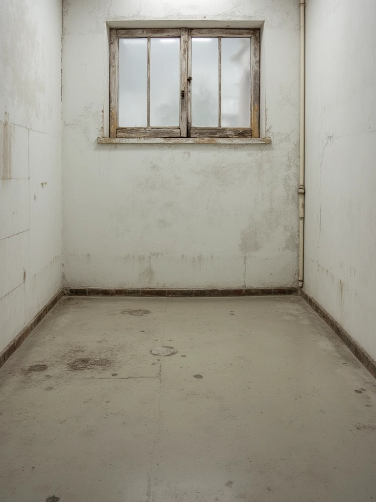Prompt: ein leere raum mit wände  kein fenster

