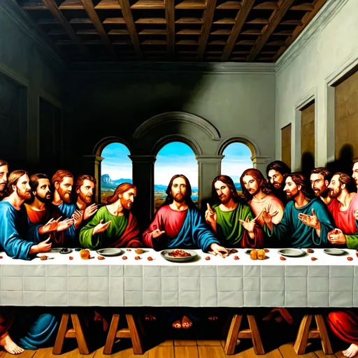 Prompt: The last supper
