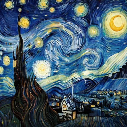 Prompt: The starry night
