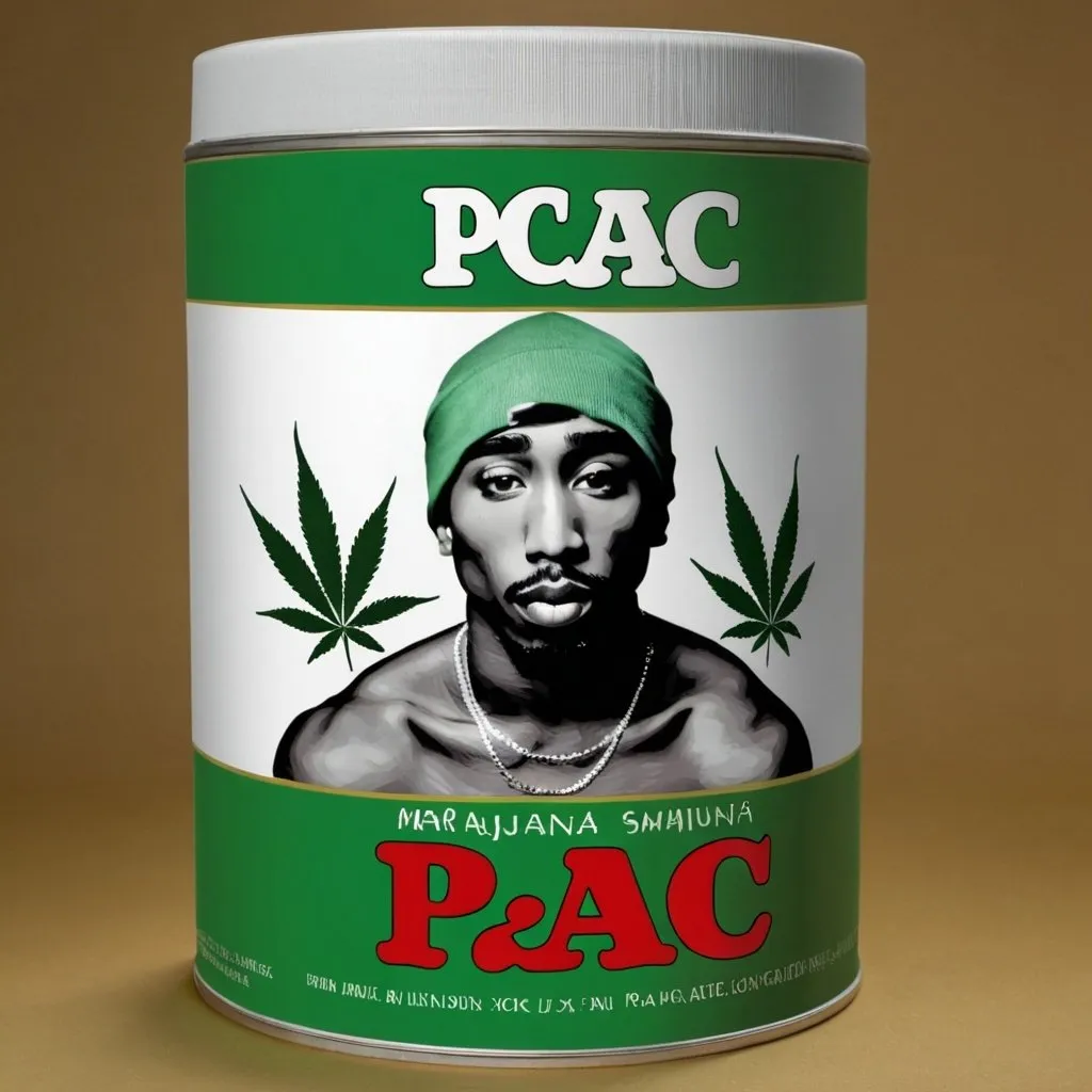 Prompt: 2 Pac marijuana40 oz