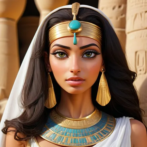 Prompt: Egyptian beautiful woman 