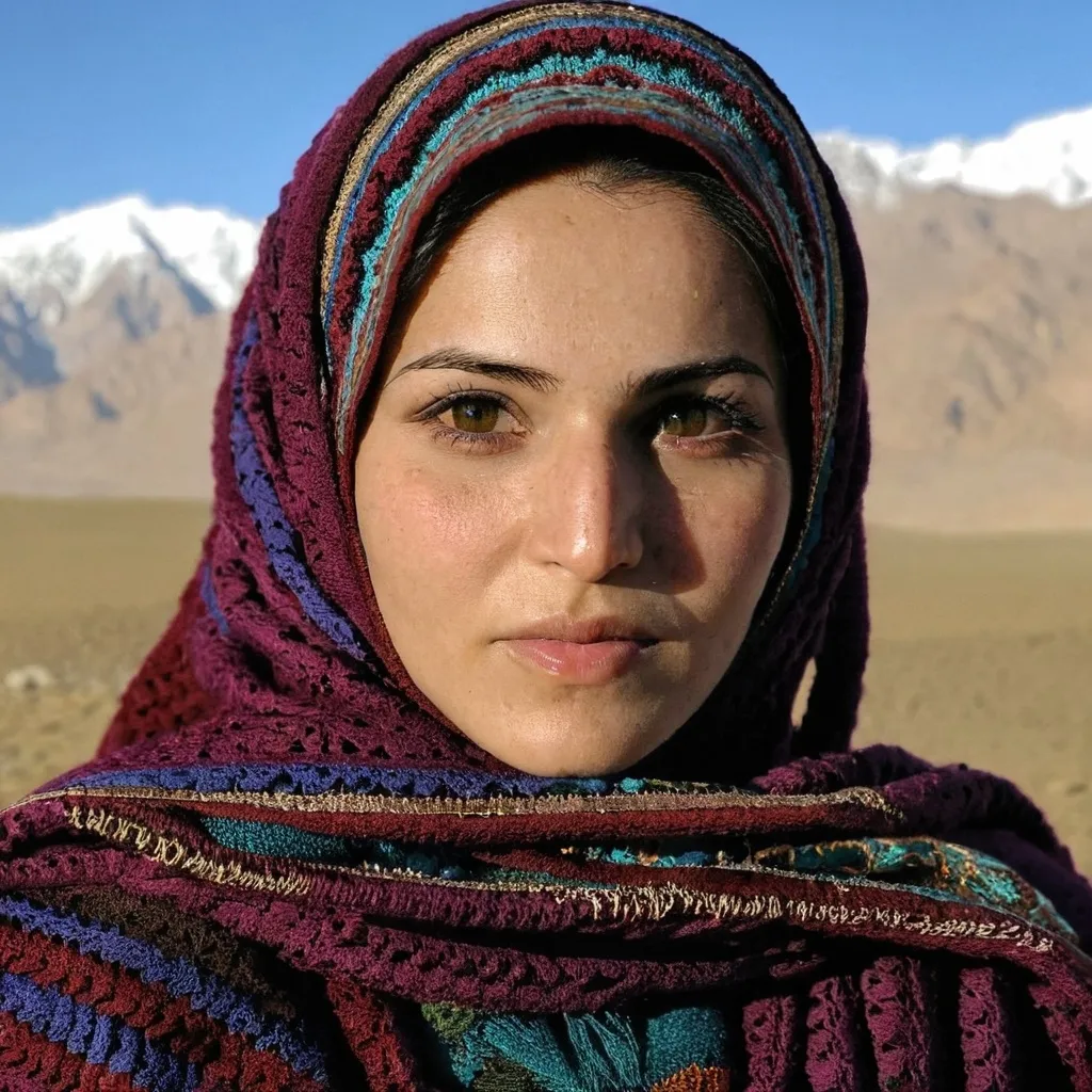 Prompt: Create an Afghan woman