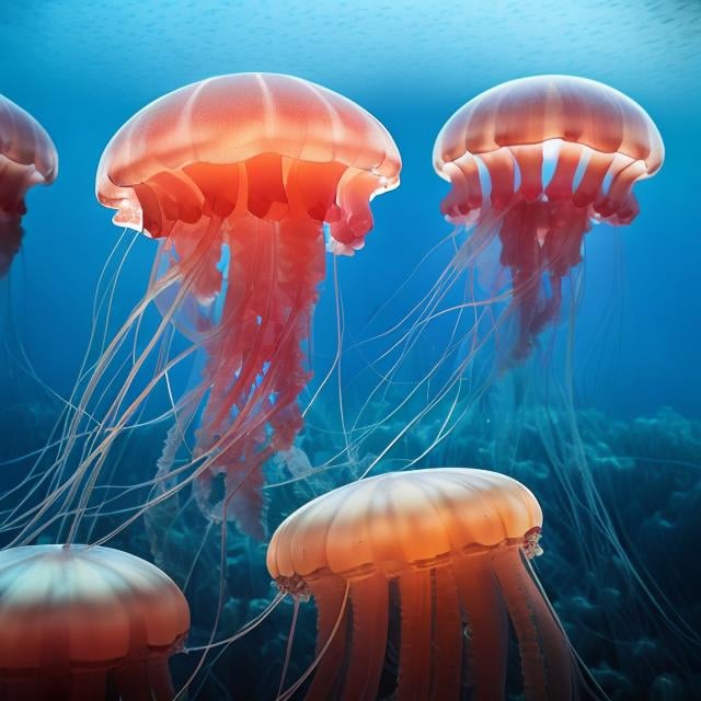 Prompt: Jellyfish fields