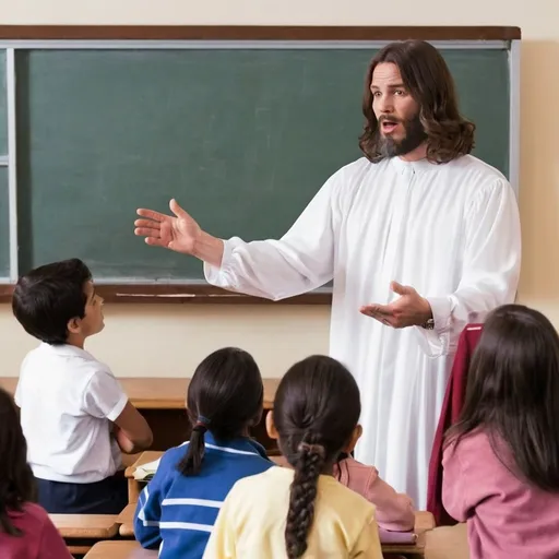 Prompt: Jesus Teaching
