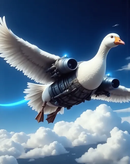 Prompt: @7h3qyCjRGE803kG1Igkl is flying on the sky