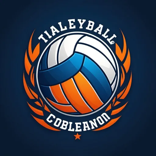 Prompt: crie um logo para um time de volei