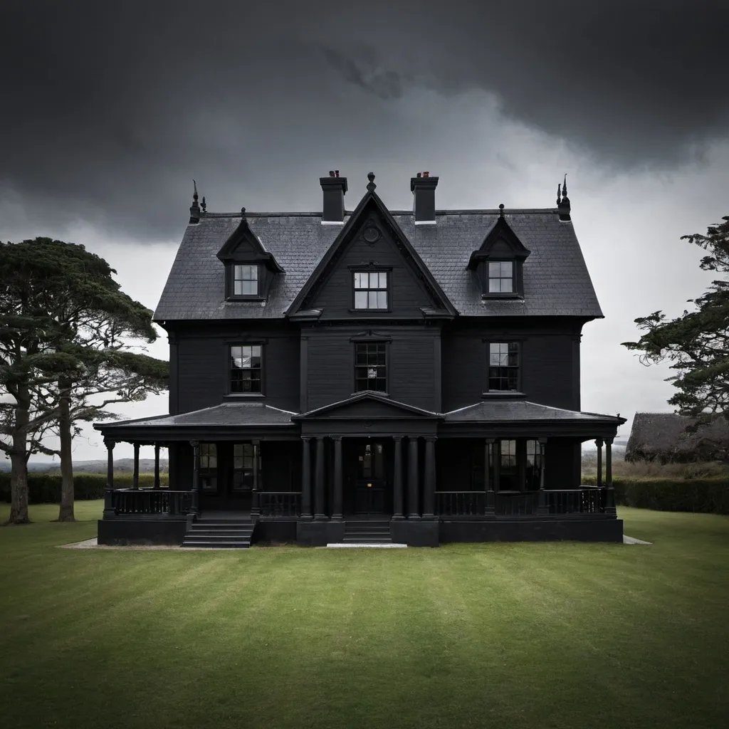 Prompt: Black House 