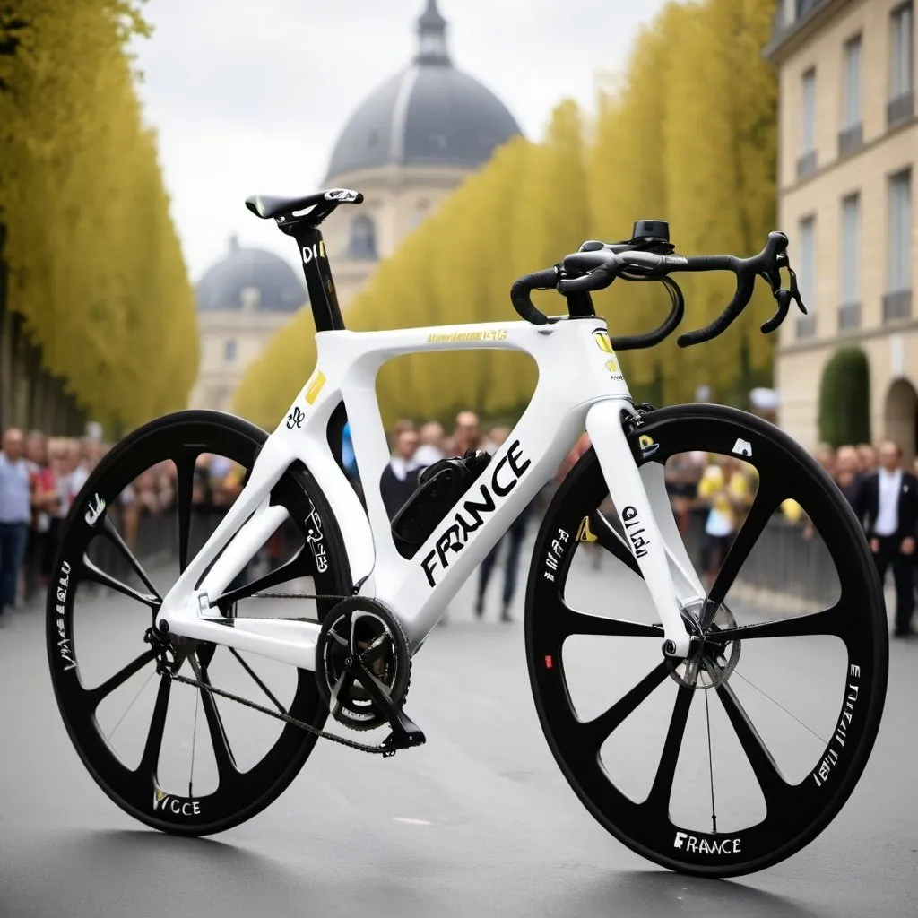 Prompt: Tour de France bike of the future