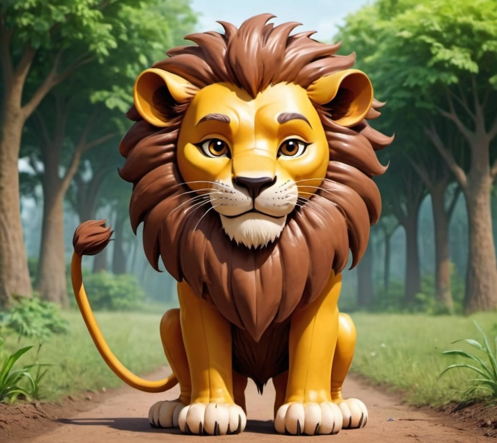 Prompt: Keto is a lion. It is a character thought by a 6 year old Indian child. Keto is friendly, helpful, adorable lion. He cares about sustainability, world, life, kids, humans, animals.

We need this character for developing a comic book for kids.

This has to be unique and free from copyright.