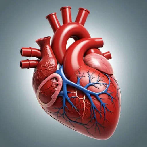 Prompt: The heart is a powerful pump responsible for delivering oxygen and nutrients to various parts of the body through the bloodstream
