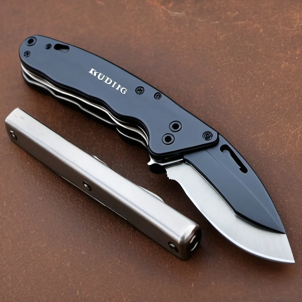 Prompt: Folding pocket knife