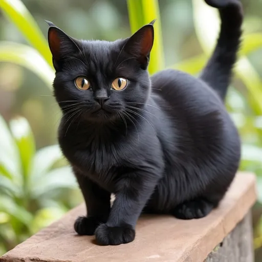 Prompt: abóbora bruxinha gato preto vassoura