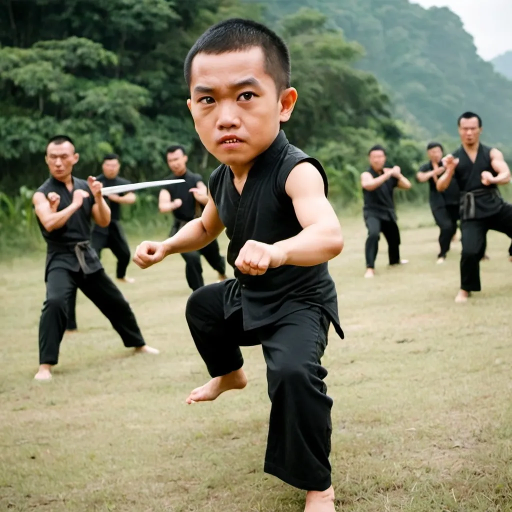 Prompt: Bintang film kung fu 