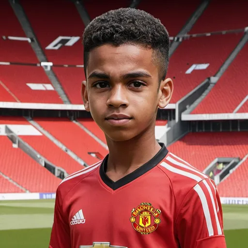 Prompt: create a pro footballer named aniq in manchester united