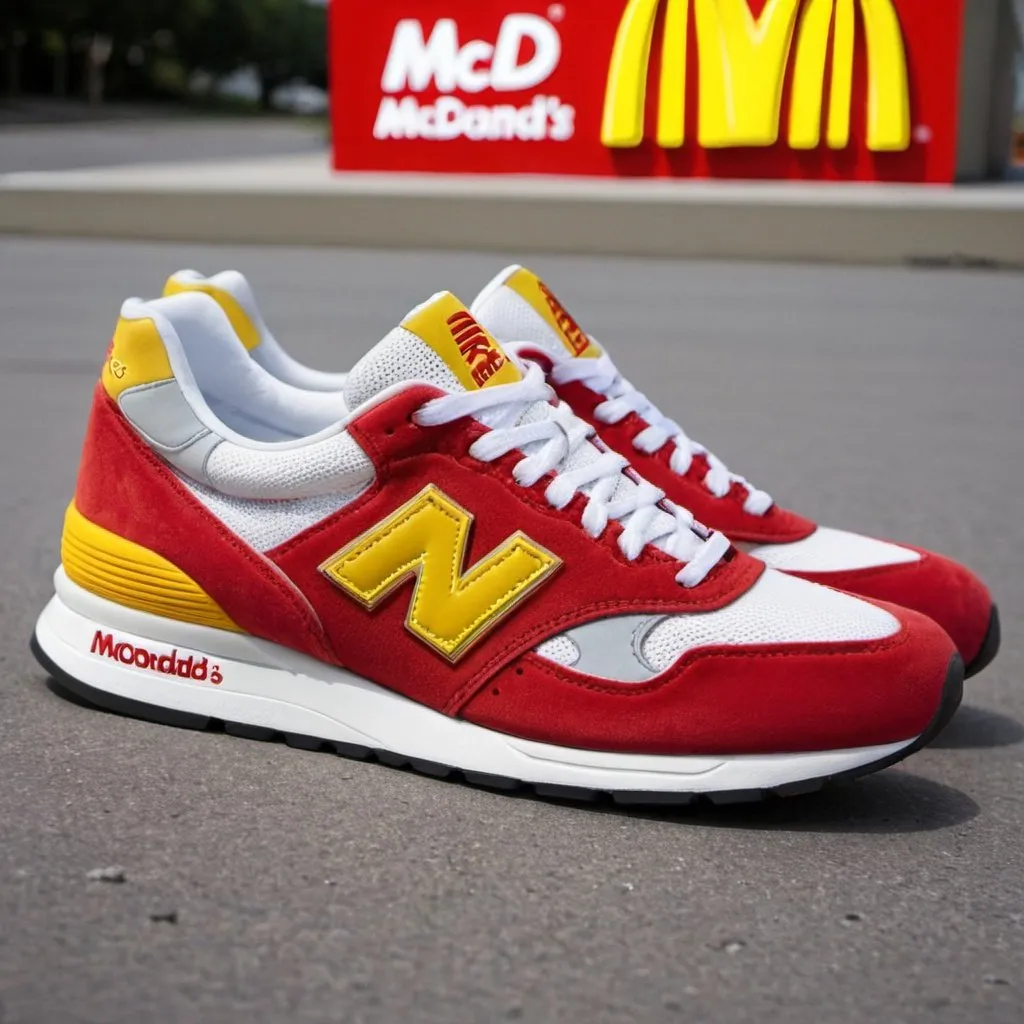 Prompt: Mcdonalds new balance 990