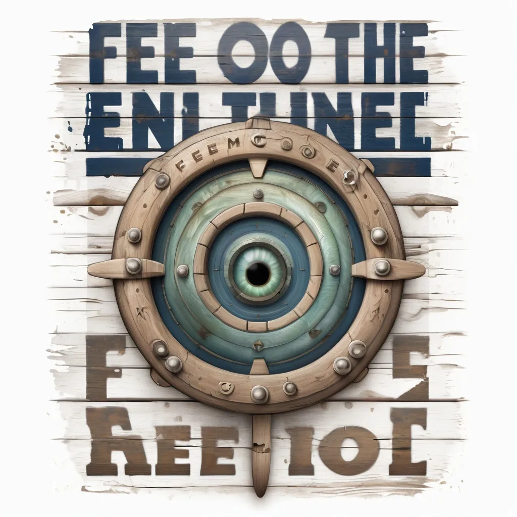 Prompt: Nautical typography, "Feel the Eel" text, bold distressed letters, subtle Indigenous North American  weathered wood texture, vector art, clean lines, white background,  text centered vertically spanning across chest  t-shirt design, high resolution, NO spelling mistakes.
