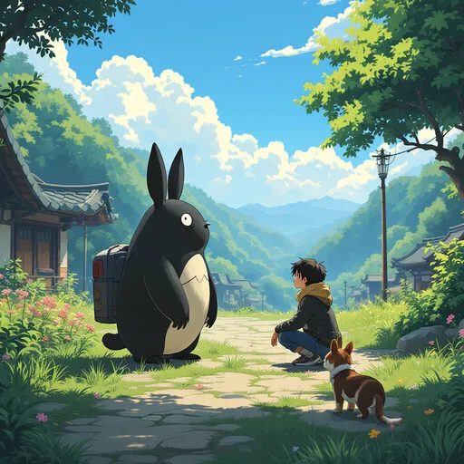 Prompt: 2d studio Ghibli anime style anime scene best pose