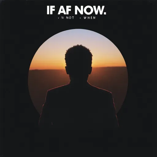 Prompt: An album art picture of a album Titled “IF NOT NOW…When??