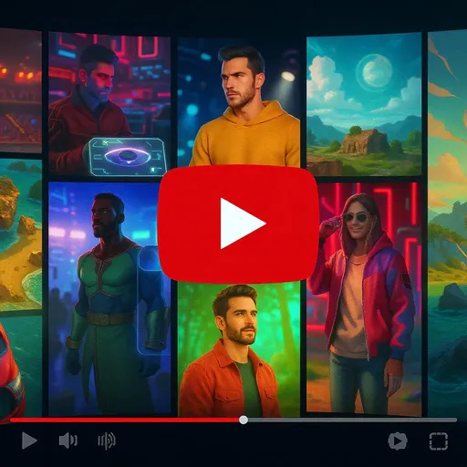 Prompt: غلاف ليوتيوب يجب أن تكون الصورة بعرض 1700 بيكسل وارتفاع 970 بيكسل أو أكبر