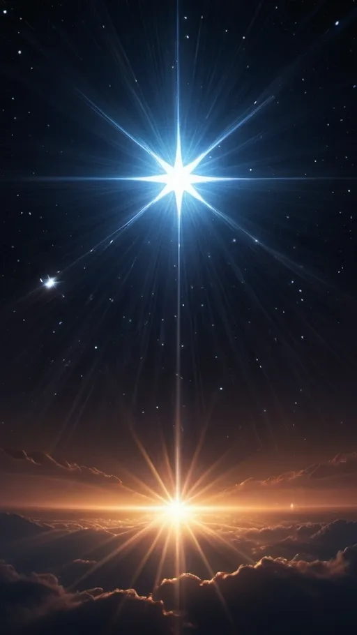 Prompt: A star enlightening the darkness