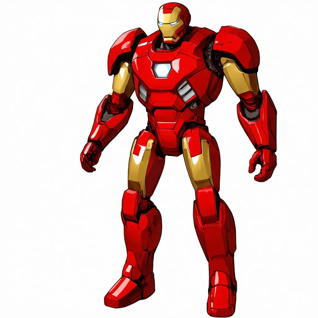 Prompt: Create me a iron man suit called the galactus buster