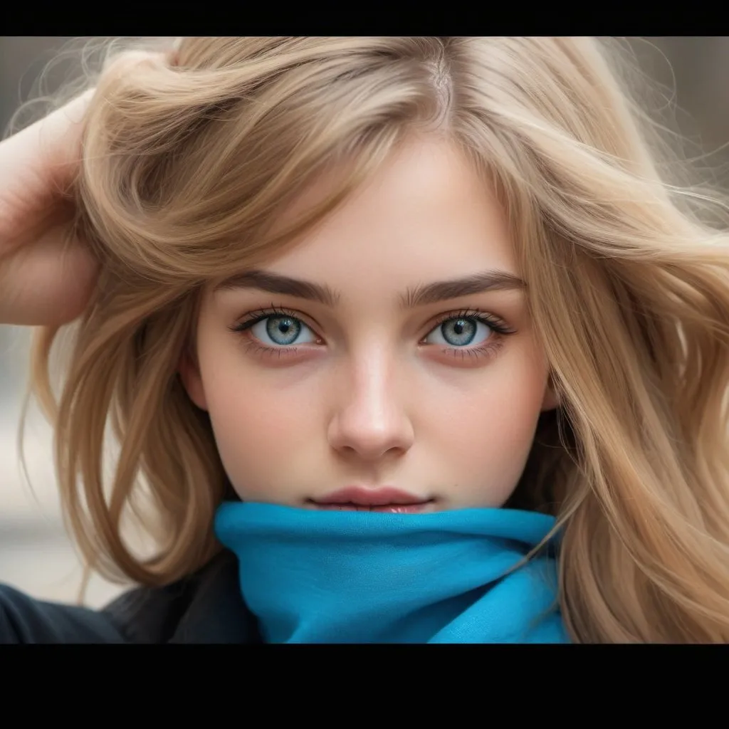 Prompt: Realistic portrait of a captivating 18-year-old, long flowing hair, piercing eyes, flawless skin, natural makeup, soft and delicate features, high definition, realistic style, natural lighting, warm tones, detailed expression, lifelike rendering, professional, high quality, captivating gaze, elegant, graceful pose