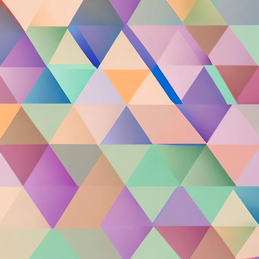 Prompt: geometreic shapes in nice pastels 4k
