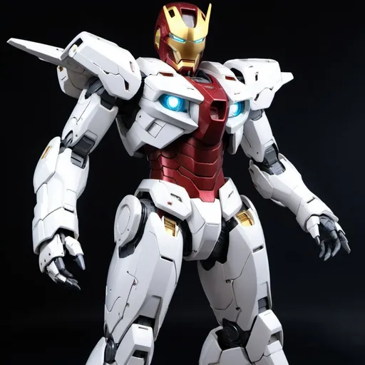 Prompt: gundam zero iron man suit
