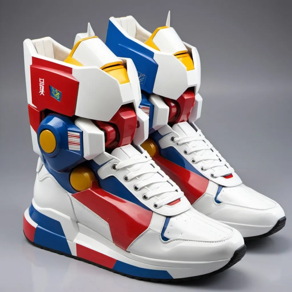 Prompt: gundam shoes
