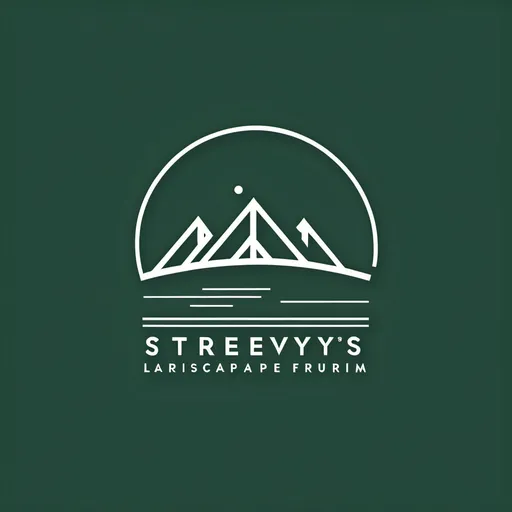 Prompt: Logo for a landscape architecture firm called Strevey's Scape.