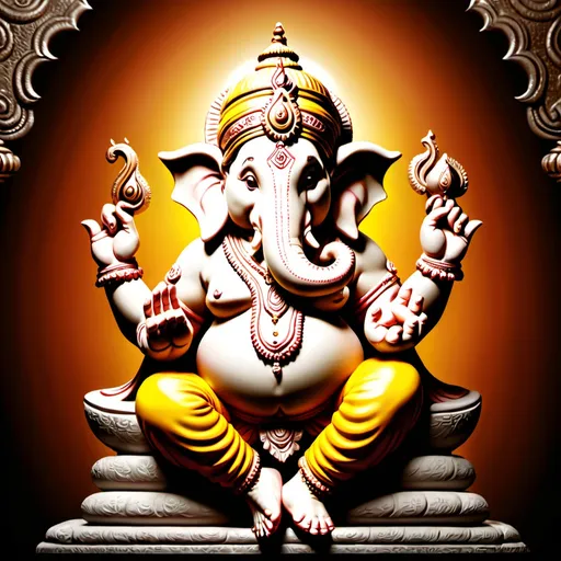 Prompt: Dieu hindou ganesh