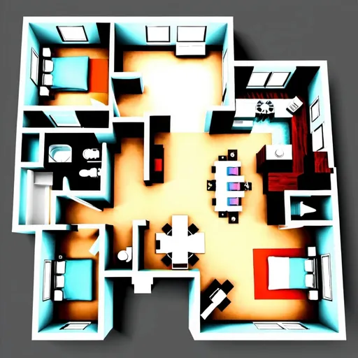 Prompt: CREATE A FLOOR PLAN FOR A HOUSE WITH DIMESNSONS AS 20.7 FEET BACK WIDTH , 28 FEET FRONT WIDTH , 45.3 FEET RIGHT LENGTH AND 46.6 FEET LEFT LENGTH