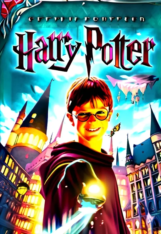 Prompt: Harry Potter, anime