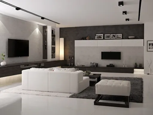 Prompt: Living room modern 