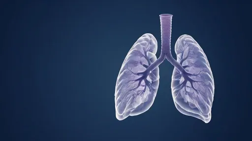 Prompt: A lung with bronchiectasis for a presentation