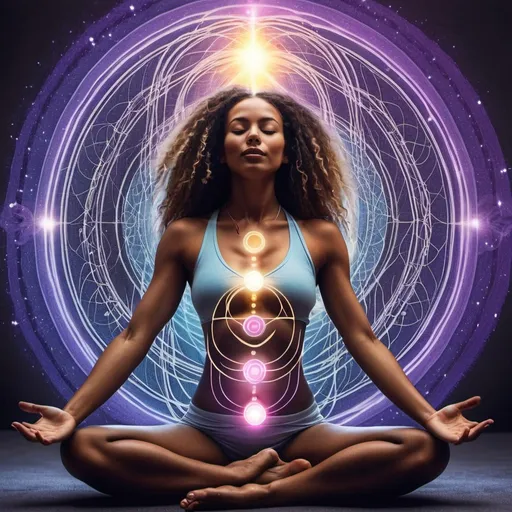 Prompt: We are aligning vibration with All That Is 🙏🧘‍♀️📳😁👏