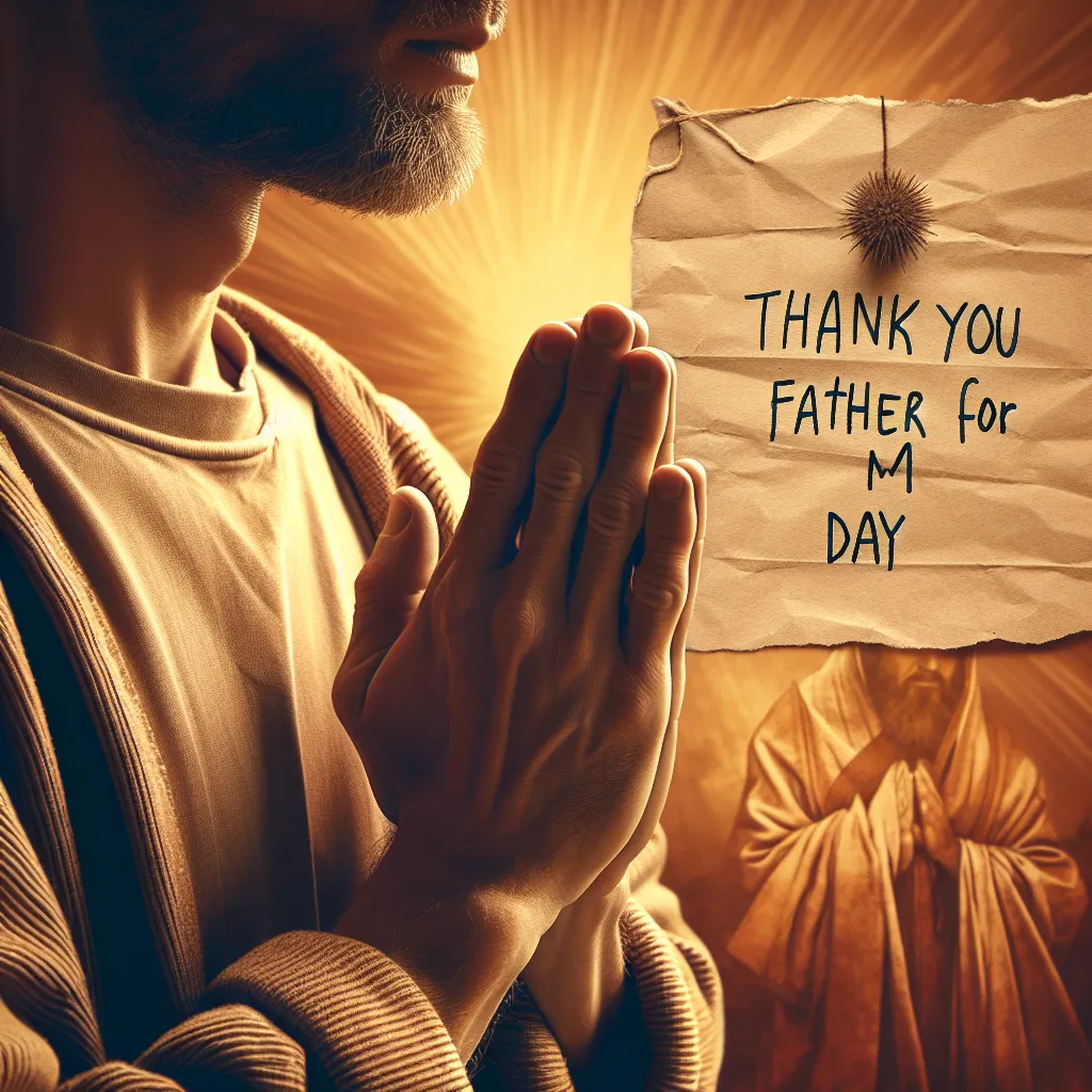 Prompt: Thank You Father for This day 🙏 ❤️