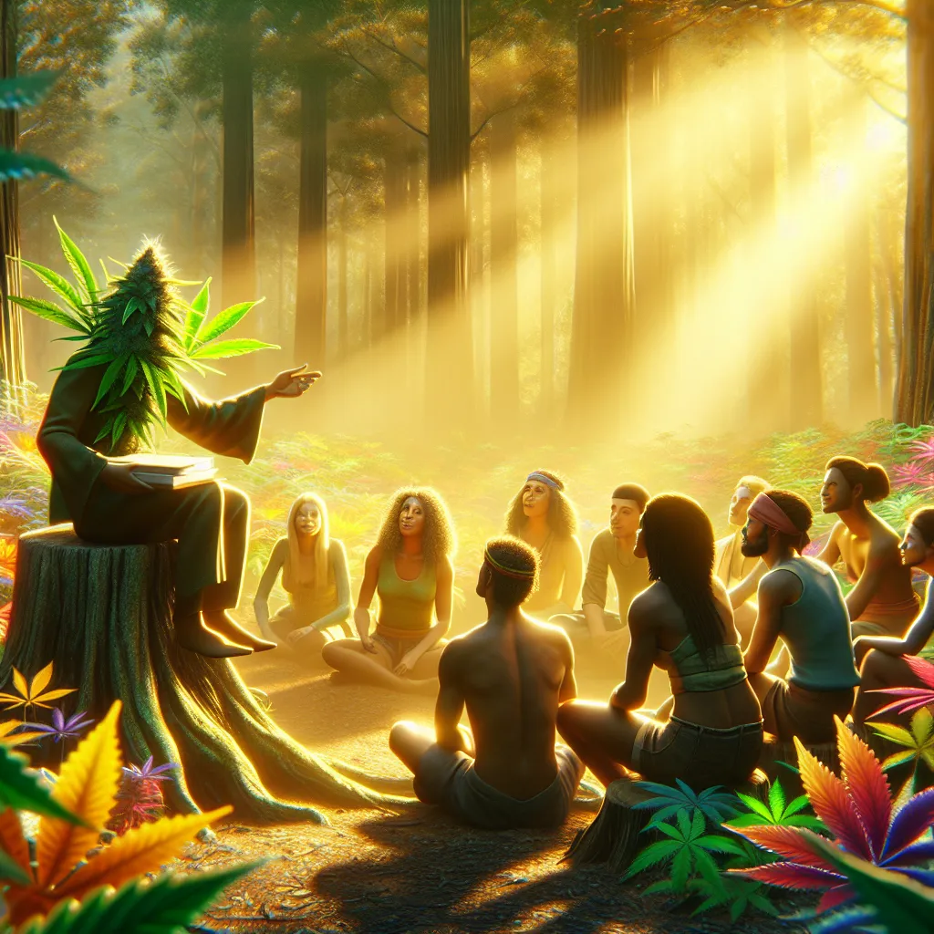 Prompt: Marijuana..it's a teacher like any of the natural teachers it's teaching you you won't need a teacher, you'll be able to shift on your own 