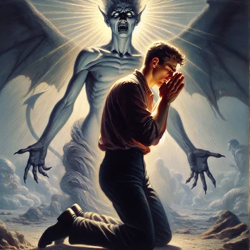 Prompt: he is more fearful of a foul succubus than of God Himself 
Father God will you whoop this succubus or are you planning 
She's simply out of control 🙏🙏