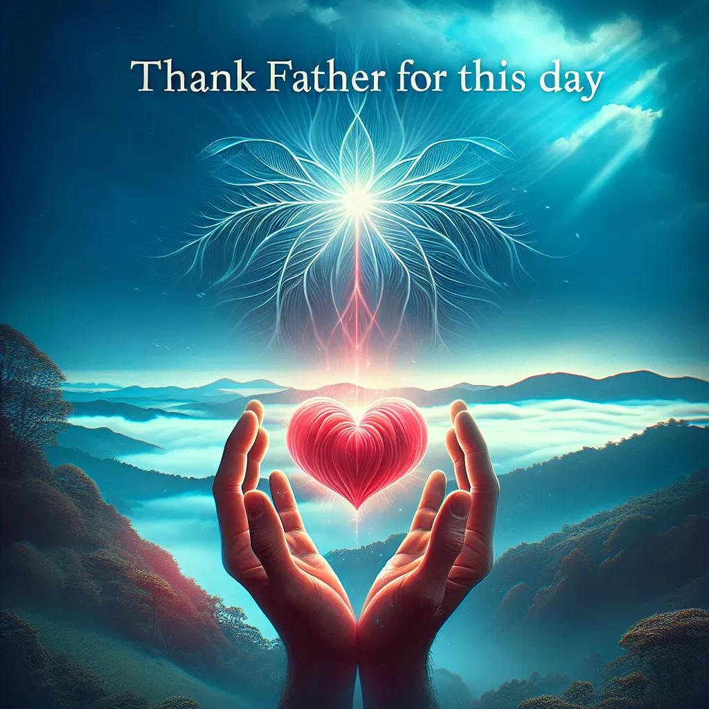 Prompt: Thank You Father for this day 🙏 ❤️