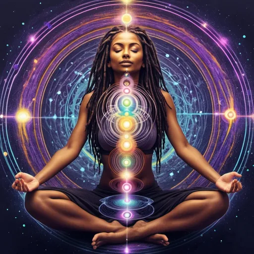 Prompt: We are aligning vibration with All That Is 🙏🧘‍♂️📳😁👏