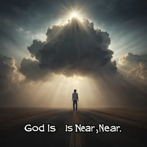 Prompt: God is near 