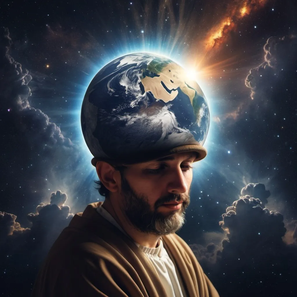 Prompt: God's thinking is so different from what we know in the world 
