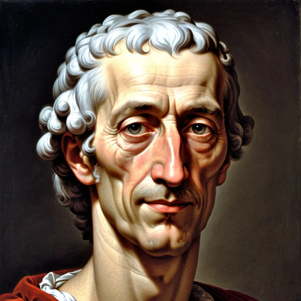 Prompt: montesquieu